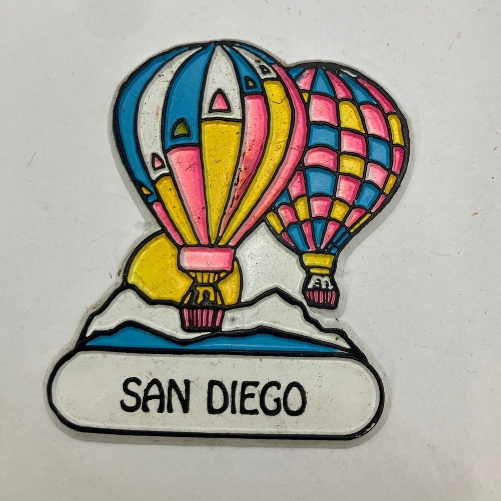 San Diego Hot Air Balloon Souvenir Magnet
